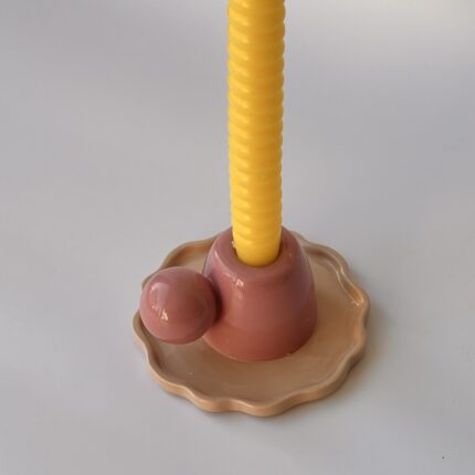 Happy Colorblock Candleholder